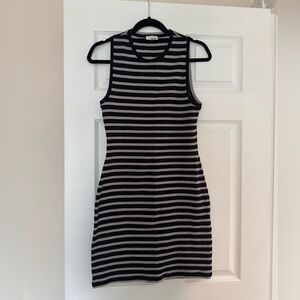 Aritzia Wilfred Striped Sleeveless Dress - Medium
